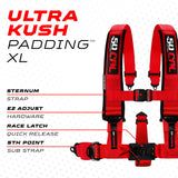 50 Cal 2" & 3" 4 point Harness - Elite Series Race Latch "EZ" Adjust Racing Harness