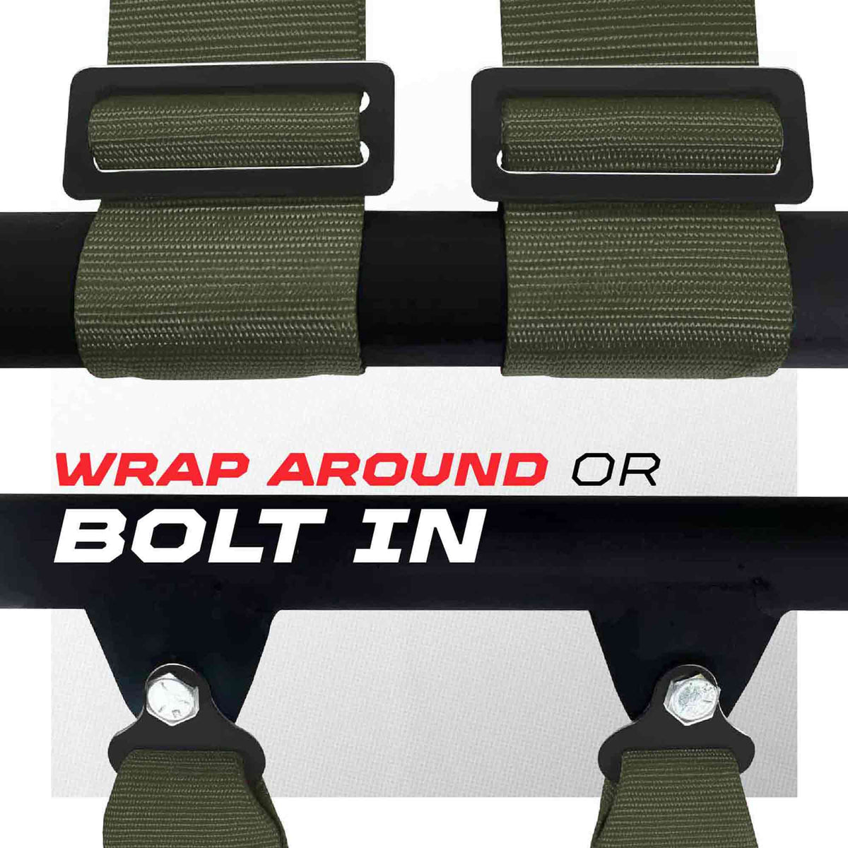 50 Cal 2" & 3" 4 point Harness - Elite Series Race Latch "EZ" Adjust Racing Harness