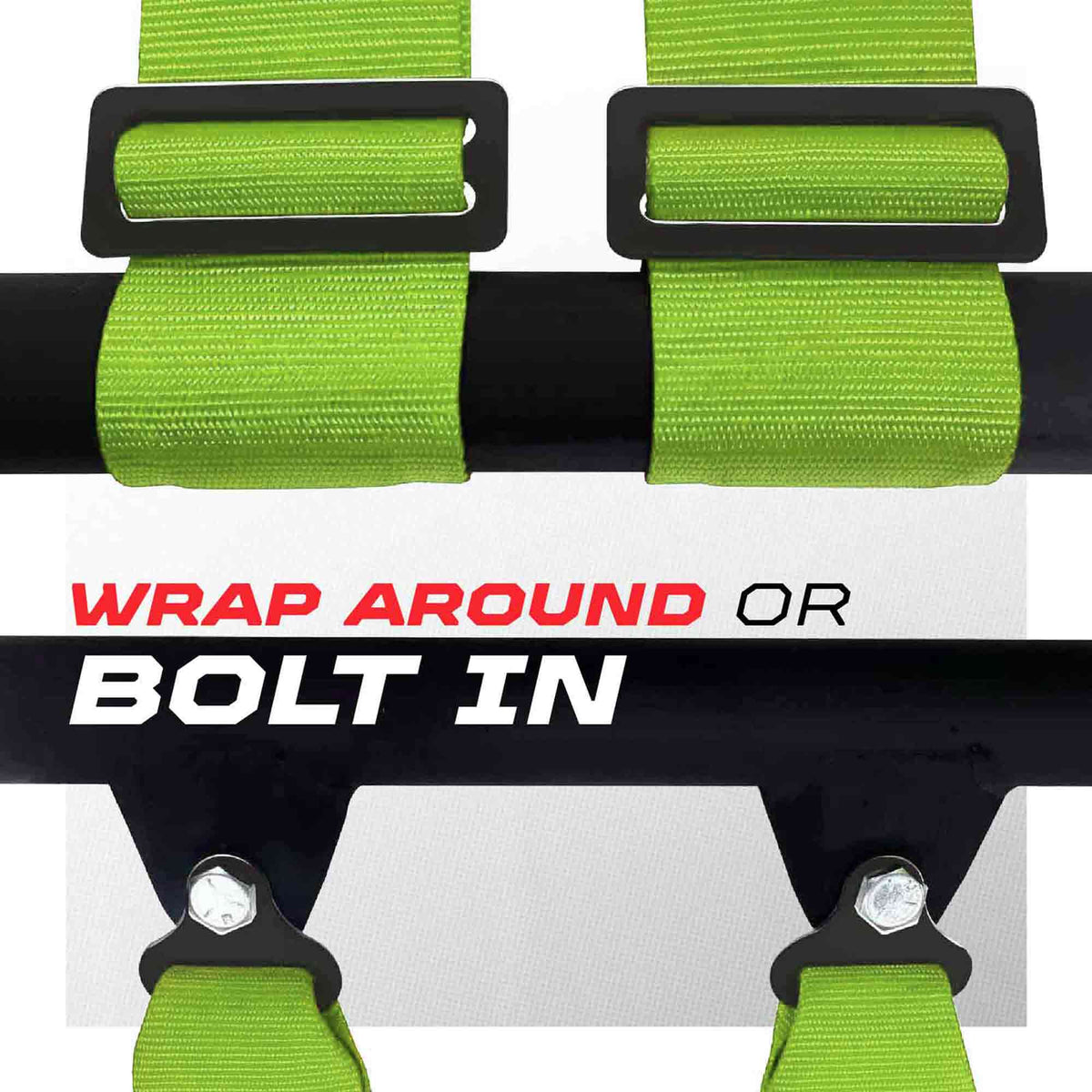 50 Cal 2" & 3" 4 point Harness - Elite Series Race Latch "EZ" Adjust Racing Harness
