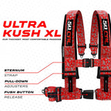 50 Cal Elite Series 2" & 3" 4 point Harness with push button release