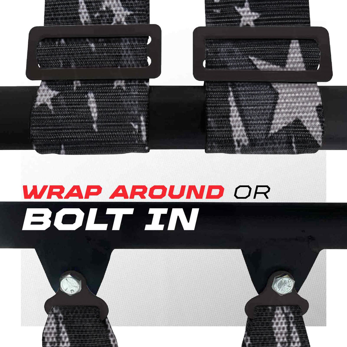 50 Cal 2" & 3" 4 point & 5 point Harness Camlock Racing Harness