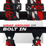 50 Cal 2" & 3" 4 point & 5 point Harness Camlock Racing Harness