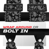 50 Cal Elite Series 2" & 3" 4 point Harness with push button release