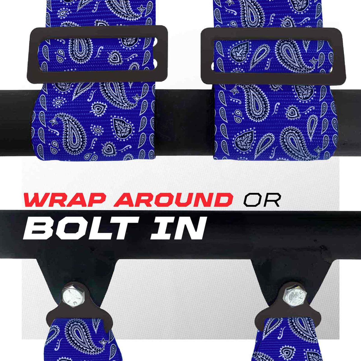 50 Cal Elite Series 2" & 3" 4 point Harness with push button release