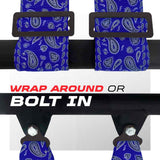50 Cal Elite Series 2" & 3" 4 point Harness with push button release