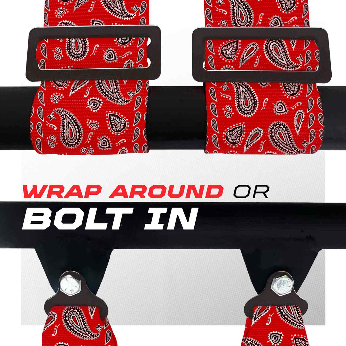 50 Cal Elite Series 2" & 3" 4 point Harness with push button release