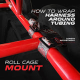 50 Cal Elite Series 2" & 3" 4 point Harness with push button release