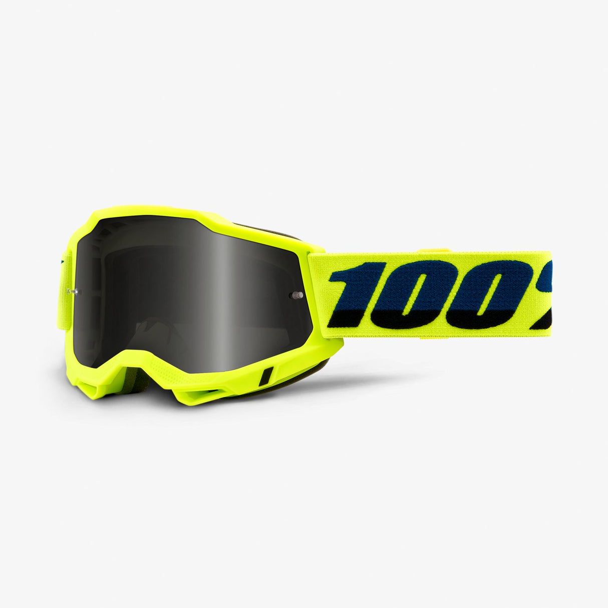 100% Accuri2 Sand Goggles Fluo Yellow Smoke Lens