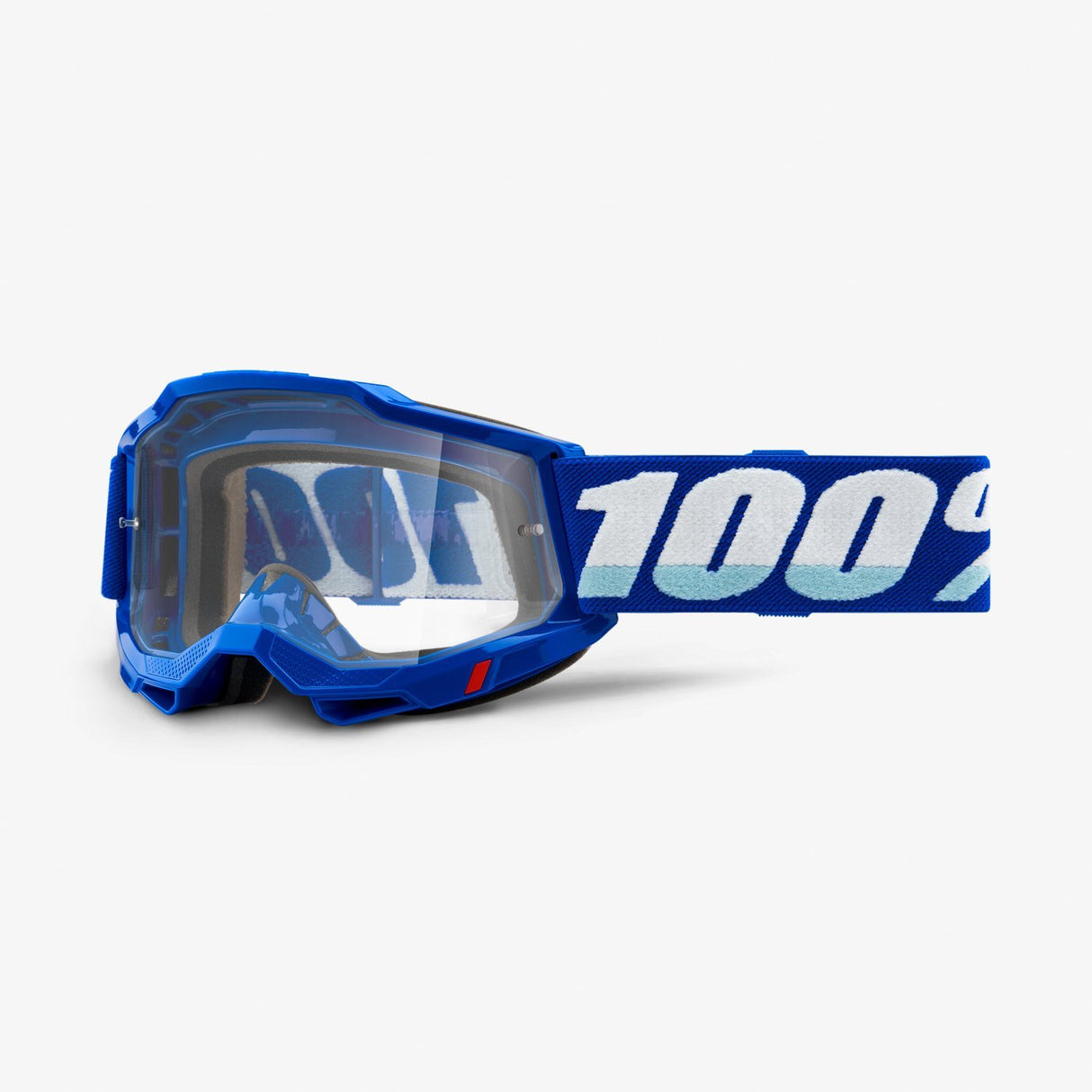 100% Accuri2 OTG Goggles Blue Clear Lens