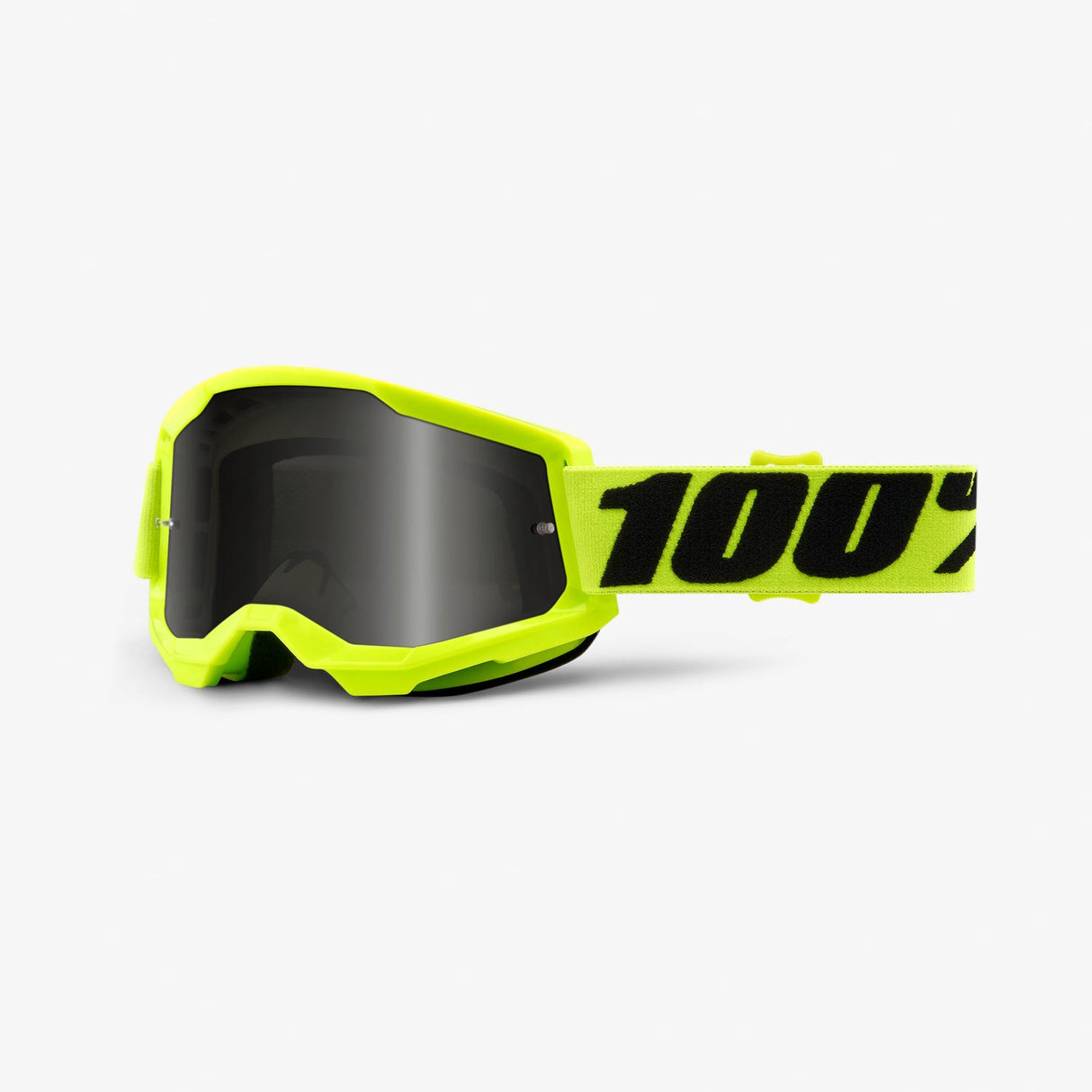 100% Strata2 Sand Goggles Yellow Smoke Lens