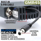 Rugged Radios Radio Kit Lite - GMR45 GMRS Band Mobile Radio with Stealth Antenna