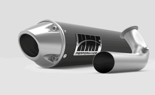 HMF Performance Series Big Core Turbo Back Exhaust - Can-Am Maverick X3 - GunMetal