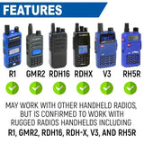 Rugged Radios Handheld Radio Mount for R1 / GMR2 / RDH16 / V3 / RH5R