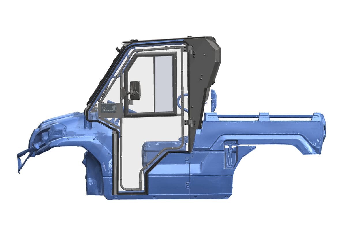 Hard Cabs '23+ Kawasaki Mule Pro FXR Cab Kit