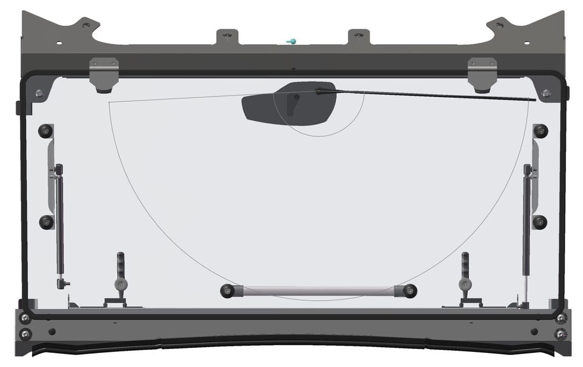 Hard Cabs '23+ Kawasaki Mule Pro FXR Cab Kit