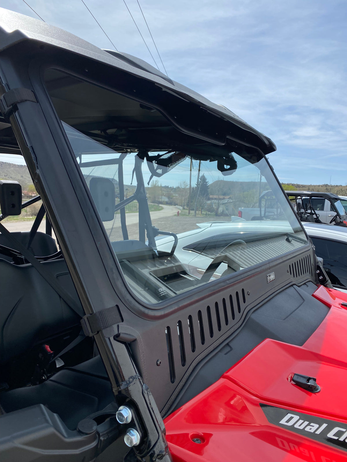 Bent Metal '16+ Honda Pioneer 1000 Vented Glass Windshield
