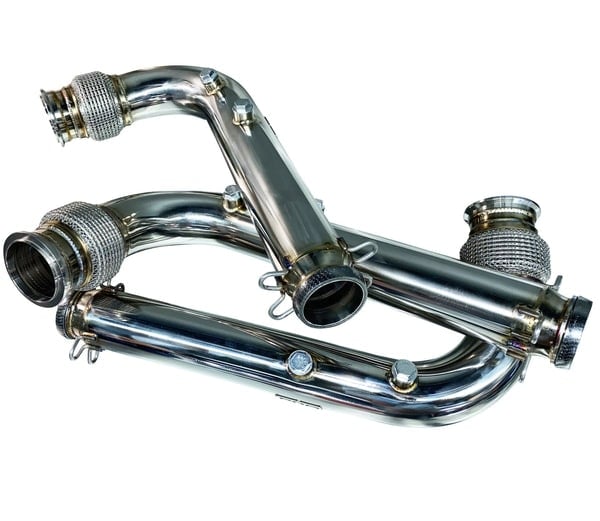 RPM Powersports Can-Am X3 Monster Mouth Cat Delete Bypass Mid Race Pipe