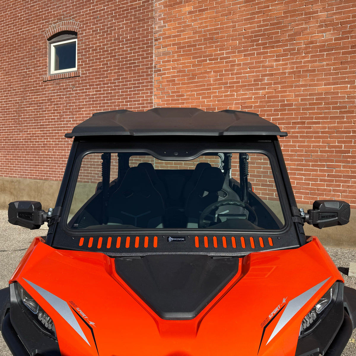 Bent Metal '23-'26 CFMoto ZForce 950 Sport/Trail Vented Glass Windshield