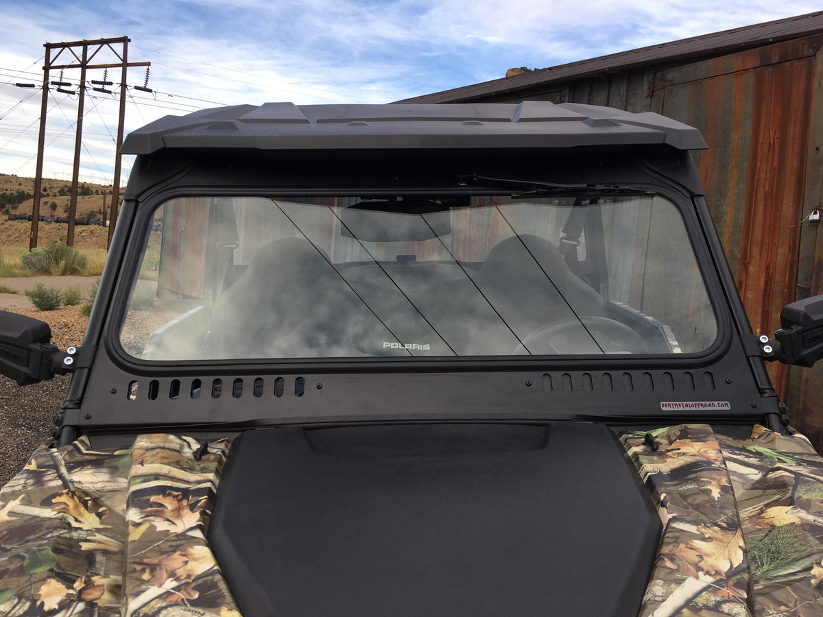 Bent Metal Polaris General 1.0 Vented Glass Windshield