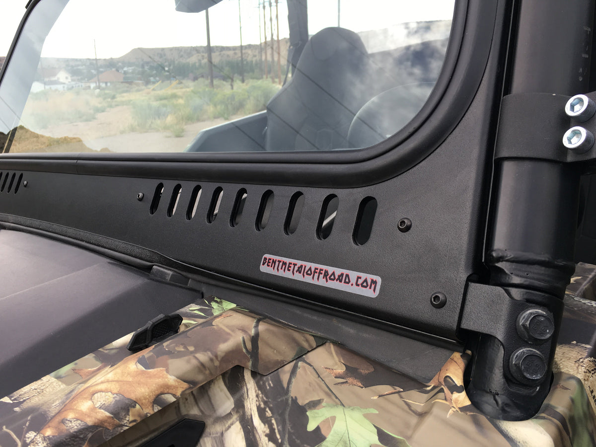 Bent Metal Polaris General 1.0 Vented Glass Windshield