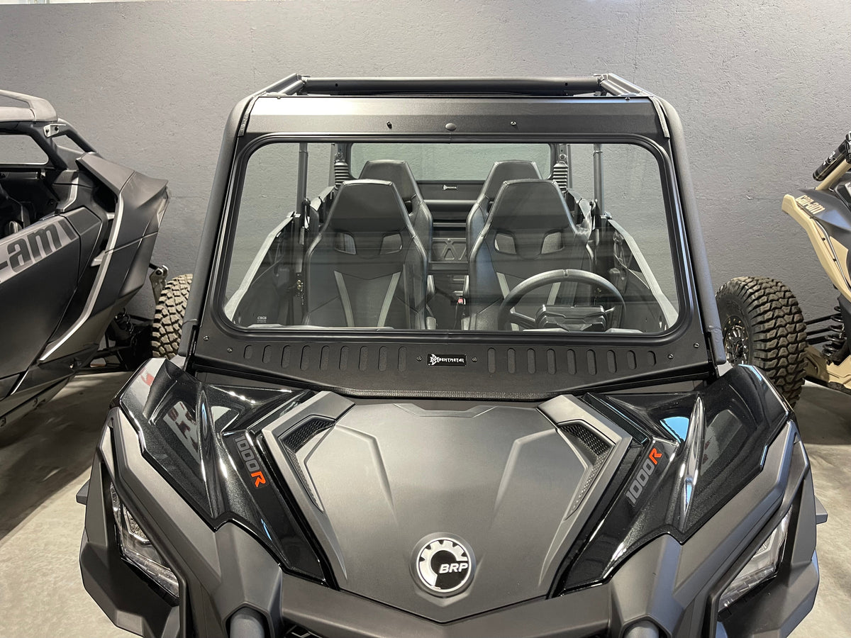 Bent Metal Can-Am Maverick/Commander Vented Glass Windshield