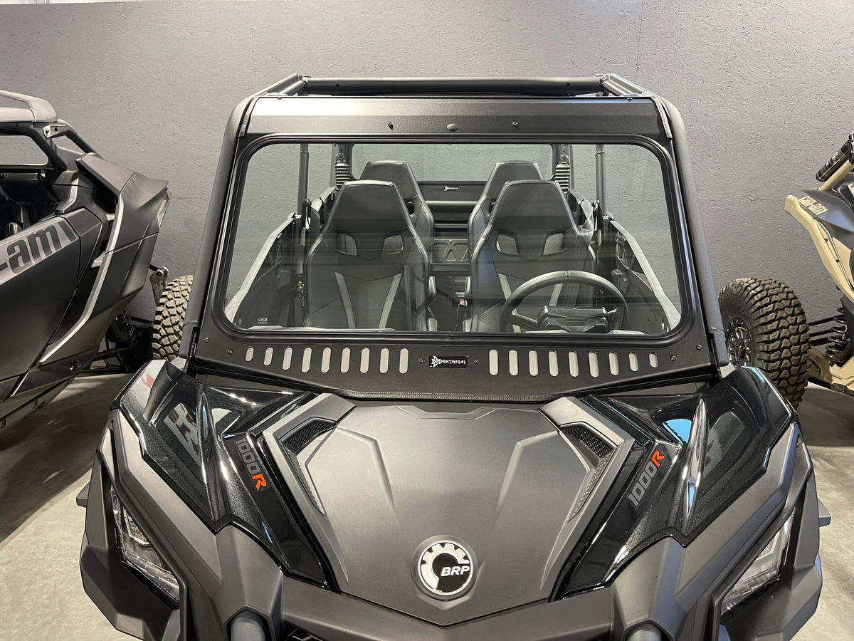Bent Metal Can-Am Maverick/Commander Vented Glass Windshield