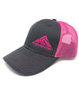 Fueled UTV Snapback Trucker Cap - Grey Steel/Neon Pink