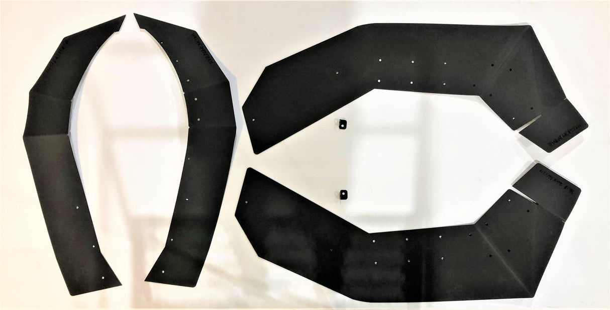 Trail Armor '21-'24 Yamaha Wolverine RMAX 4 Compact Mud Flap Fender Extensions