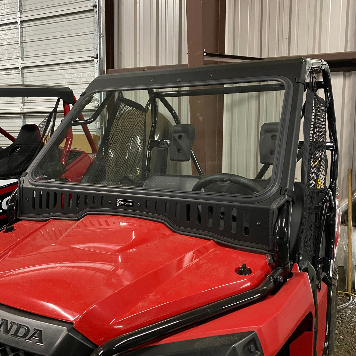 Bent Metal '14-'26 Honda Pioneer 500/520 Vented Glass Windshield