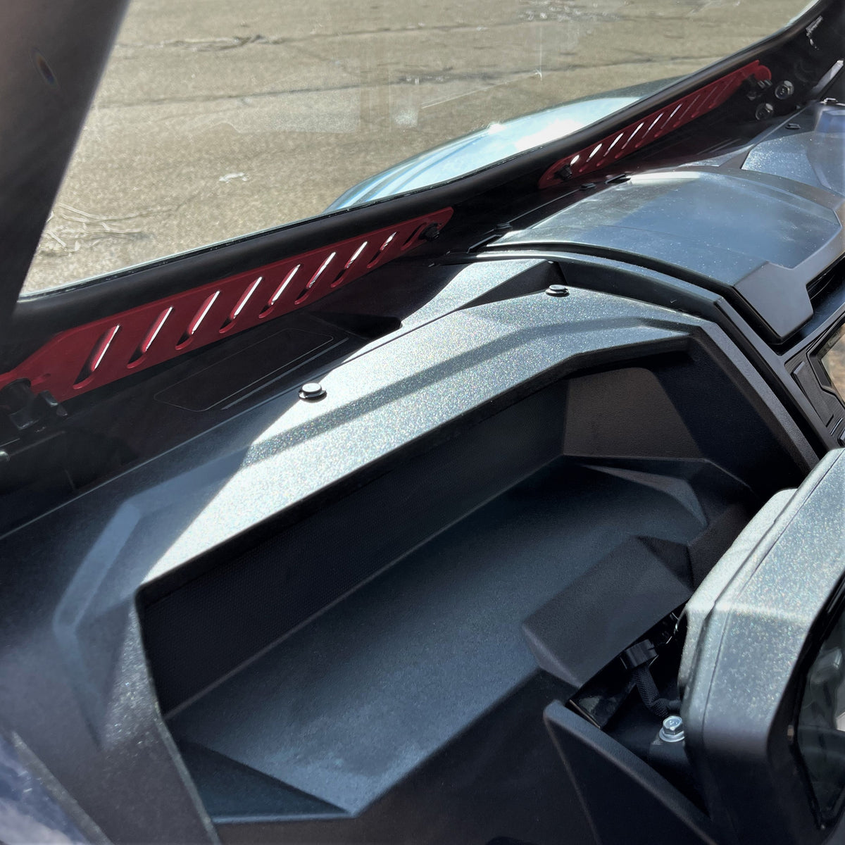 Bent Metal '19-'26 Kawasaki KRX Vented Glass Windshield