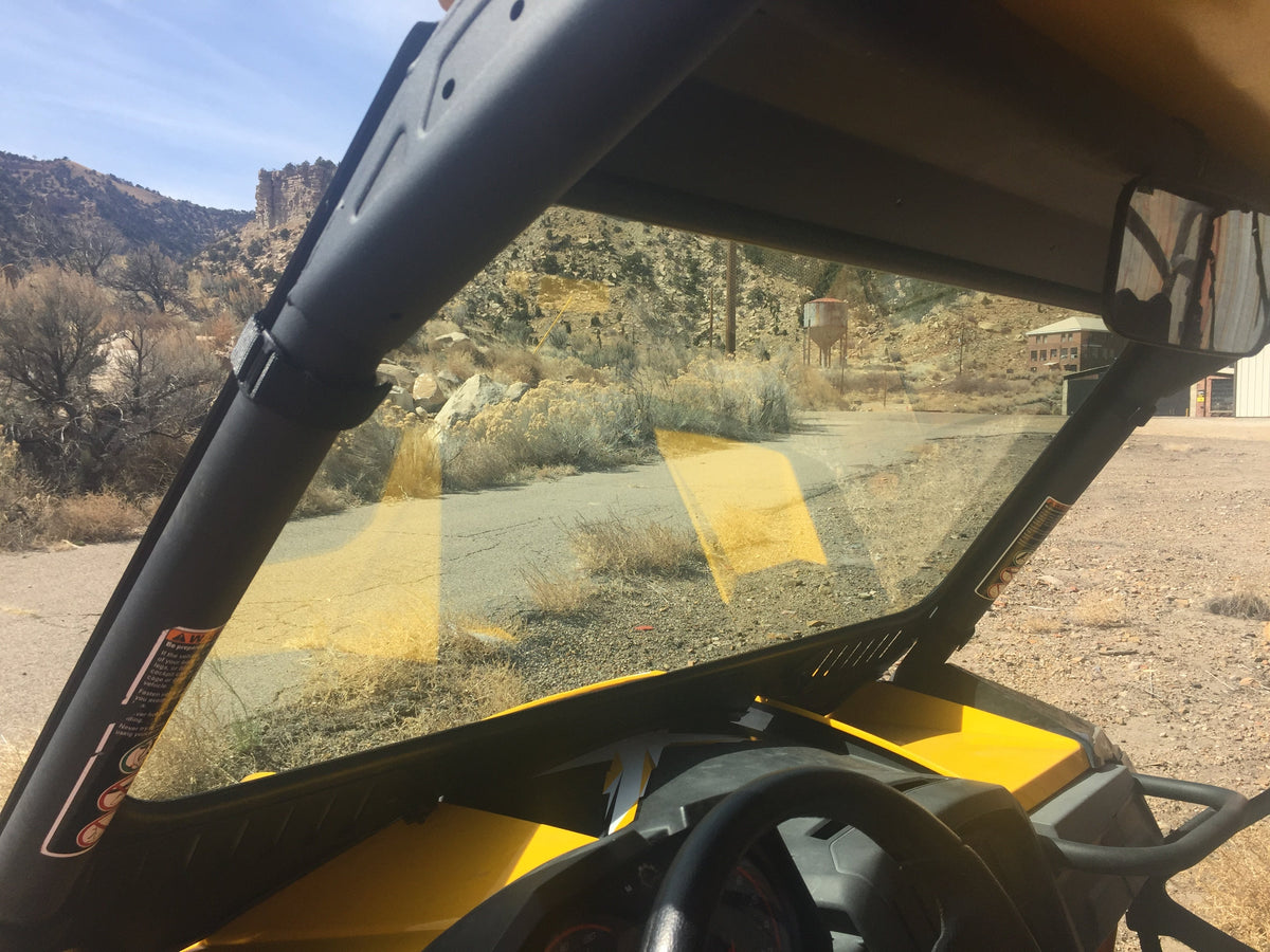 Bent Metal '14-'18 Can-Am Maverick XRS Vented Glass Windshield