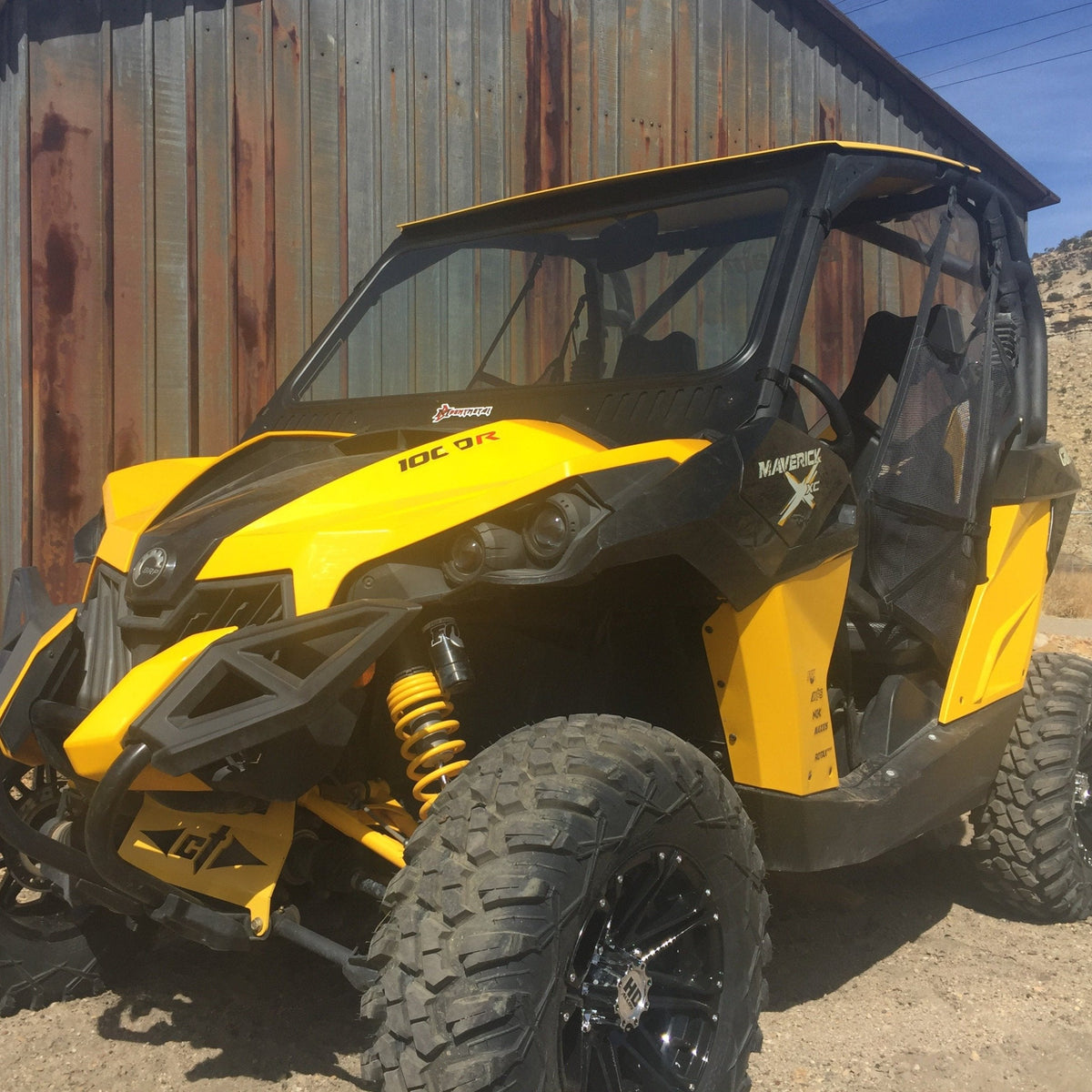 Bent Metal '14-'18 Can-Am Maverick XRS Vented Glass Windshield