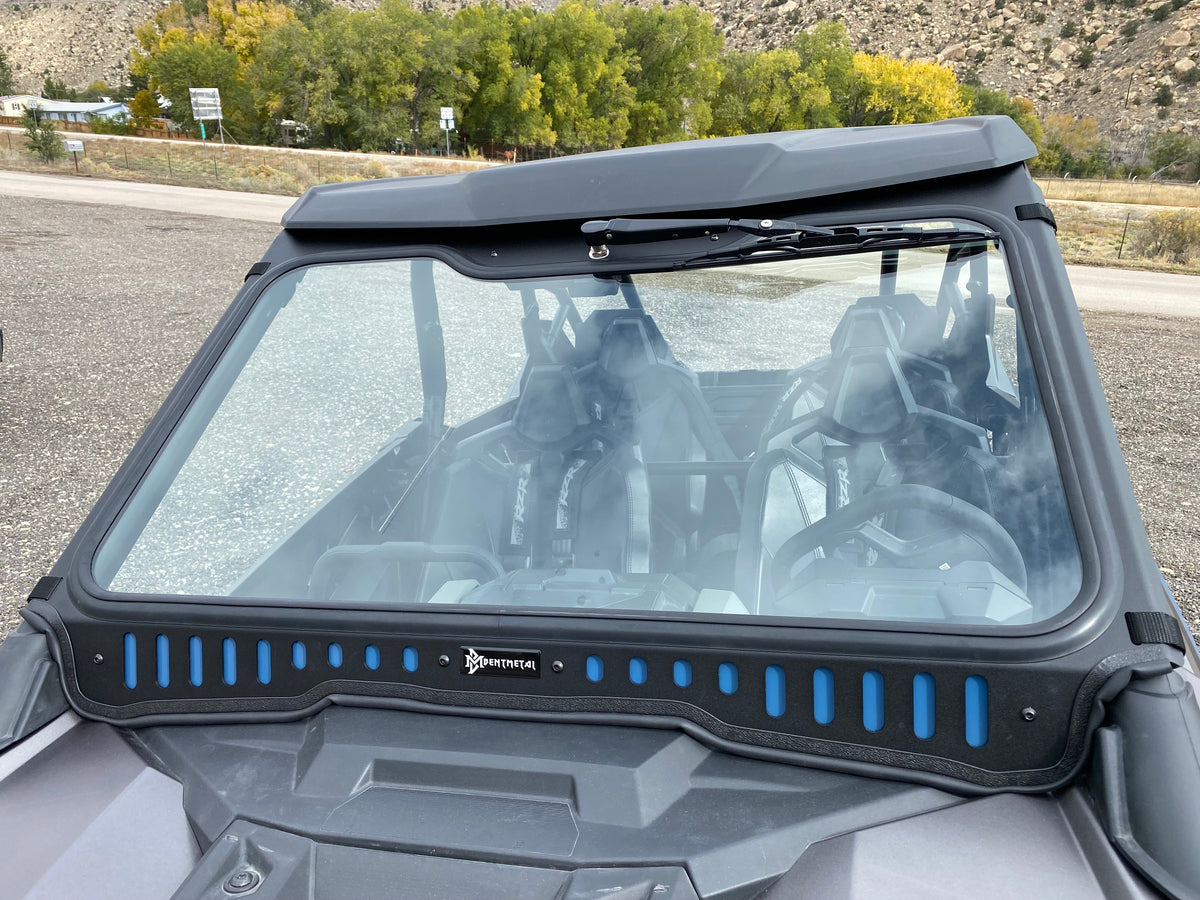 Bent Metal '20-'24 Polaris RZR Pro XP/Turbo R Vented Glass Windshield