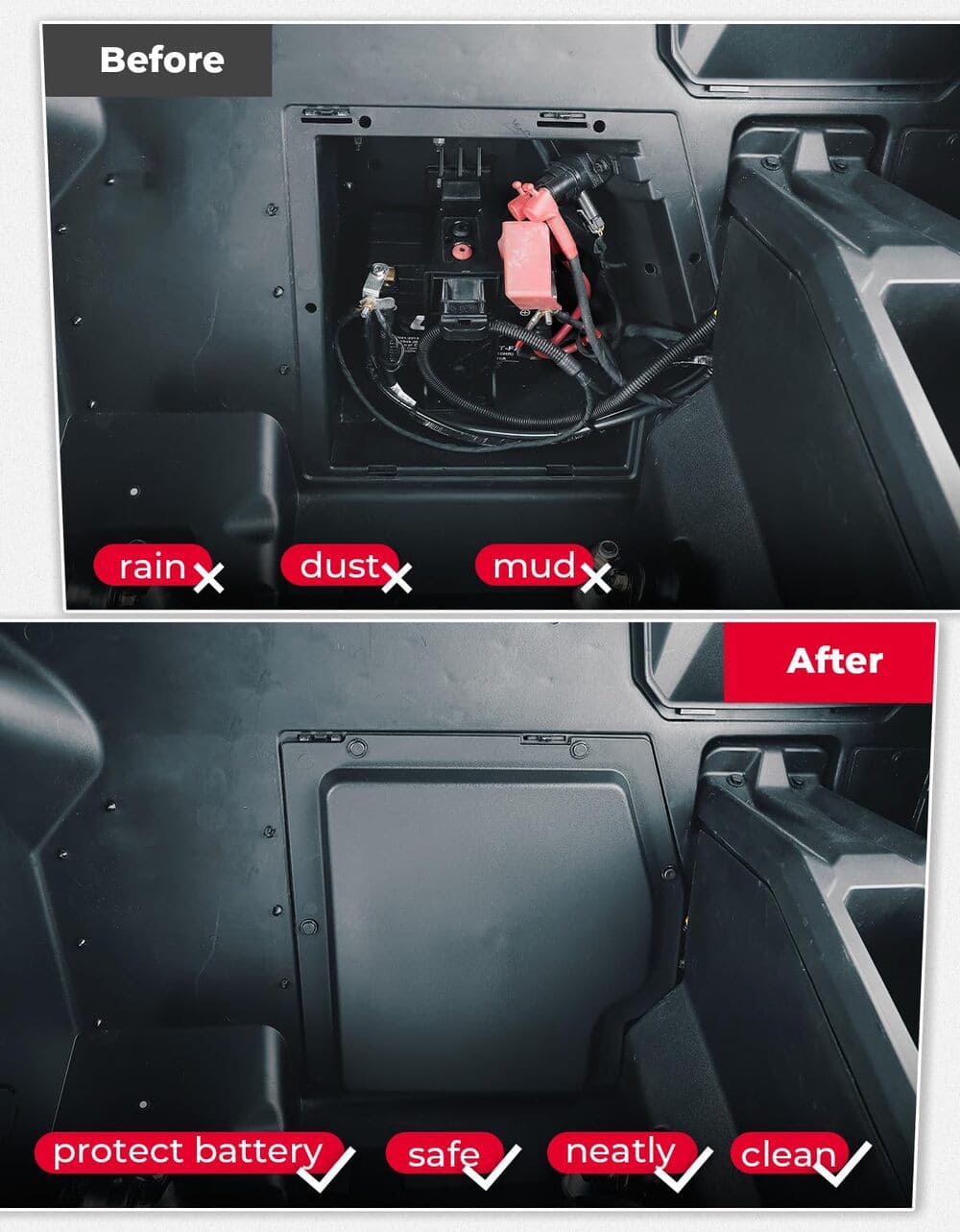 Kemimoto Can-Am Maverick X3/Max Battery Cover Plate