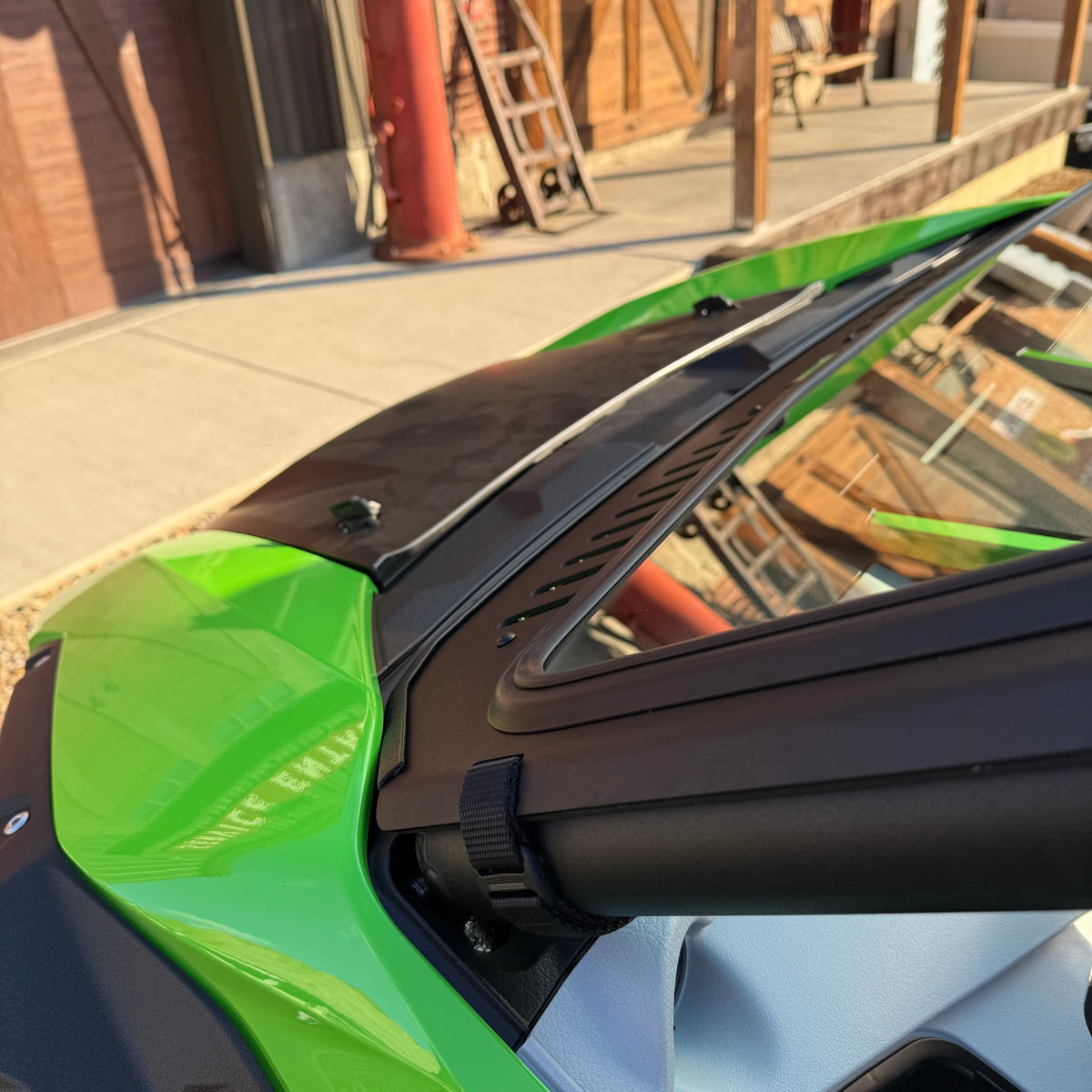 Bent Metal '26+ Kawasaki Teryx H2 Vented Glass Windshield
