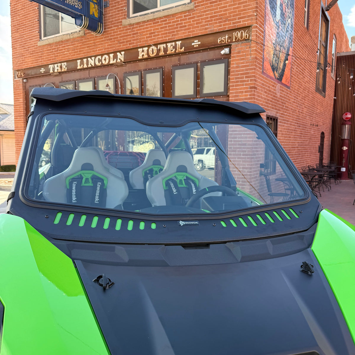 Bent Metal '26+ Kawasaki Teryx H2 Vented Glass Windshield
