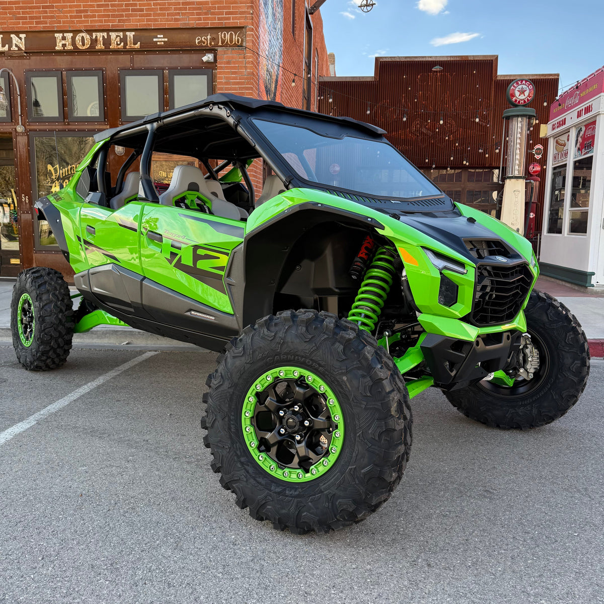 Bent Metal '26+ Kawasaki Teryx H2 Vented Glass Windshield