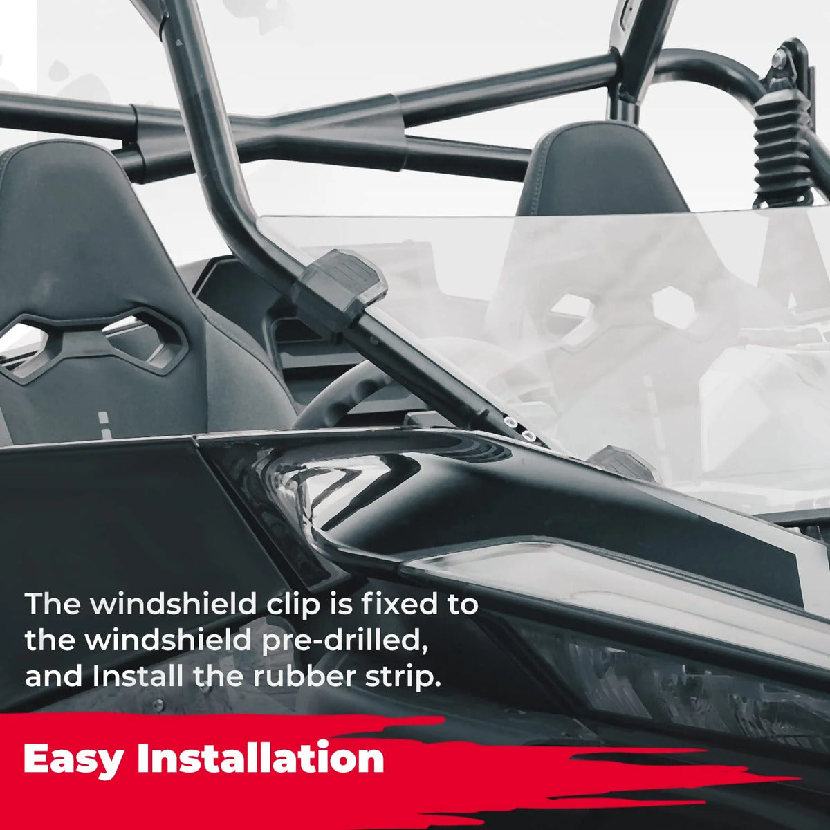 Kemimoto CF Moto ZForce 950 Front Half Windshield