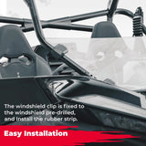 Kemimoto CF Moto ZForce 950 Front Half Windshield