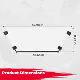 Kemimoto CF Moto ZForce 950 Front Half Windshield