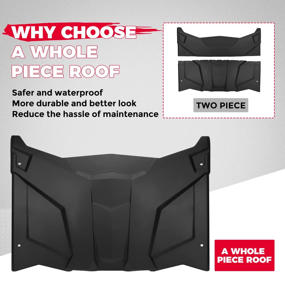 Kemimoto Can-Am Maverick X3 Extended Fender Flares & Hard Roof