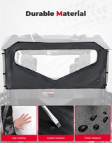 Kemimoto Honda Pioneer 1000-6 UTV Roll Up/ Down Soft Rear Window