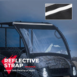 Kemimoto Kawasaki Mule 600D Oxford Fabric Front Windshield