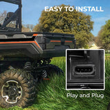 Kemimoto Polaris Ranger XP 1000 Adjustable Side Mirrors & Tail Light