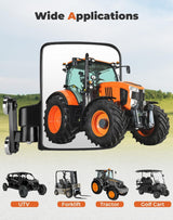 Kemimoto UTV Golf Cart Tractor Forklifts 220Lbs Magnetic Side Mirrors