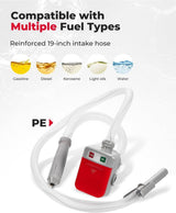 Kemimoto 35"-51" Fuel Transfer Pump w/ Automatic Long Hose Portable Transfer Pump