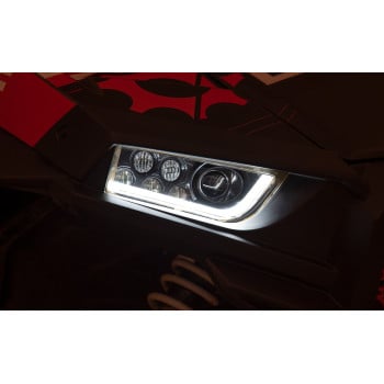 Moose Utility Polaris RZR 900/1000 LED Headlight - Black