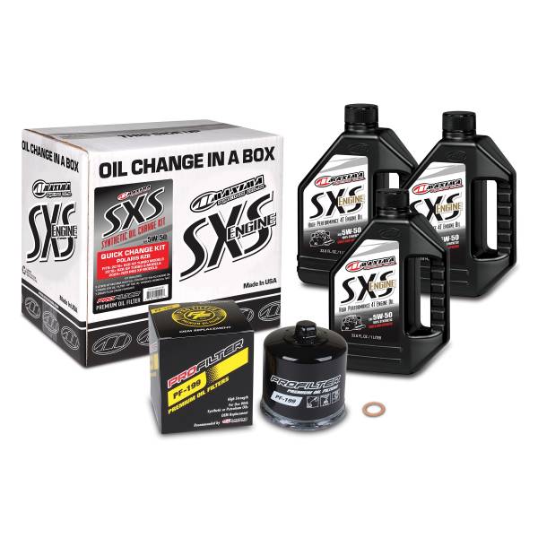 Maxima SXS 5W-50 Polaris Turbo Quick Oil Change Kit