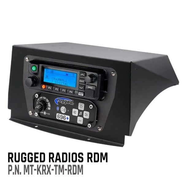 Rugged Radios Kawasaki KRX Multi-Mount Kit - Top Mount - for Rugged UTV Intercoms and Radios