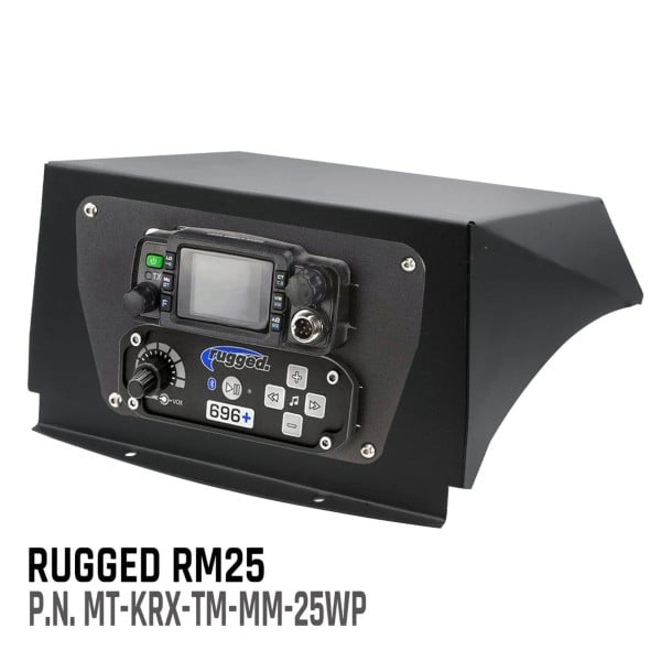 Rugged Radios Kawasaki KRX Multi-Mount Kit - Top Mount - for Rugged UTV Intercoms and Radios